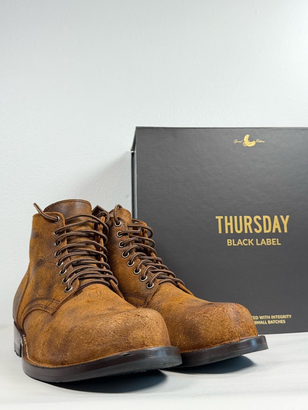 Thursday Boot Co. Men’s Brawler Size 11 Bronze Brown Rambler Black Label Series